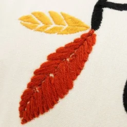 20"x20" Oversize 'Pumpkin Spice Season' Square Throw Pillow Cover Black/Orange - Rizzy Home -Online Home Decor GUEST d1b5a2c8 cf58 4a41 ad25 1f6d4dbec0ee