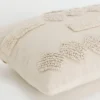 14"x26" Oversize Natural Modern Industrial Lumbar Throw Pillow Ivory - Rizzy Home