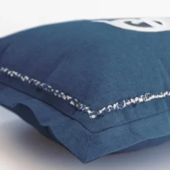 14"x20" Oversize Monogram Lumbar Throw Pillow Cover Blue - Rizzy Home -Online Home Decor GUEST d782465a 1dc1 491f 8a14 91eec0066db2 1