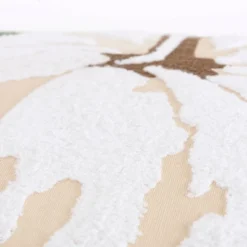 20"x20" Oversize Pumpkin Pattern Square Throw Pillow Cover Beige/Green - Rizzy Home -Online Home Decor GUEST d977c49a 61fe 46dd 8797 0217144ce96c