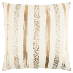 20"x20" Oversize Striped Square Throw Pillow - Rizzy Home -Online Home Decor GUEST dbb0cebf 8cd9 460f bbfb 829c8c5779ad