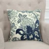 Floral Poly Filled Square Throw Pillow - Rizzy Home