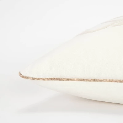 20"x20" Oversize Deer Head Square Throw Pillow Cover Light Beige - Rizzy Home 5 20"x20" Oversize Deer Head Square Throw Pillow Cover Light Beige - Rizzy Home - Image 5