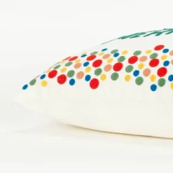 14"x26" Oversized Merry And Bright' Lumbar Throw Pillow Cover - Rizzy Home -Online Home Decor GUEST e660f402 4aee 4c97 a474 5c6192385daf