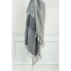 50"x60" Striped Throw Blanket - Rizzy Home -Online Home Decor GUEST e912642e 017d 4c3d b2a7 ed7f04973ba6