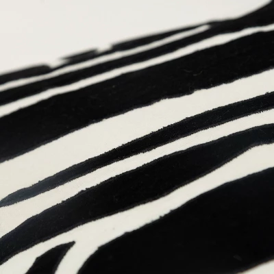 20"x20" Oversize Abstract Square Throw Pillow Cover Black - Rizzy Home 2 20"x20" Oversize Abstract Square Throw Pillow Cover Black - Rizzy Home - Image 2