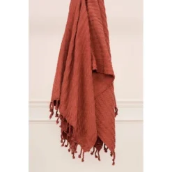 50"x60" Textured Striped Throw Blanket - Rizzy Home -Online Home Decor GUEST f35e65b3 de48 4367 804c 87c63328d257