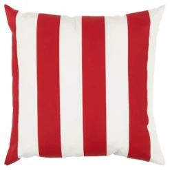 22"x22" Oversize Poly-Filled Striped Indoor/Outdoor Square Throw Pillow - Rizzy Home -Online Home Decor GUEST f38c6cf6 00fa 45d2 b01d a87ec7de8f97