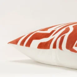 20"x20" Oversize Abstract Square Throw Pillow Cover Terracotta - Rizzy Home -Online Home Decor GUEST f3939c0b 7ee8 48e9 af98 22aee018b0da