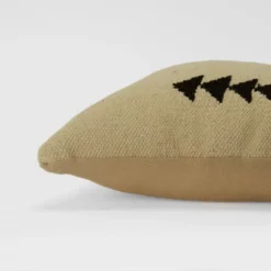 18"x18" Textured Southwestern Square Throw Pillow Ivory/Black - Rizzy Home 8 18"x18" Textured Southwestern Square Throw Pillow Ivory/Black - Rizzy Home -Online Home Decor GUEST fb098e0a 0a59 4293 b90e eee8c3d9356f