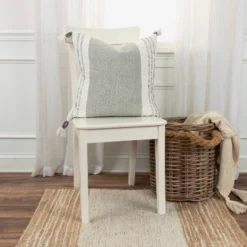 20"x20" Oversize Modern Craft Square Throw Pillow Cover - Rizzy Home -Online Home Decor GUEST fca4767d 7d1a 44f3 b5b8 28d1401755ea