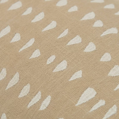 14"x26" Oversized Animal Skin Lumbar Throw Pillow Cover Ivory - Rizzy Home 2 14"x26" Oversized Animal Skin Lumbar Throw Pillow Cover Ivory - Rizzy Home - Image 2